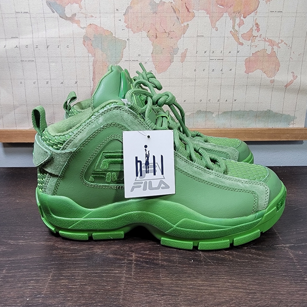 BRAND NEW Fila Grant Hill 2 Woven Green Men's Size 8.0 Women's Size 9.5